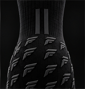 FUTGRIP Pro Blackout Soccer Grip Socks