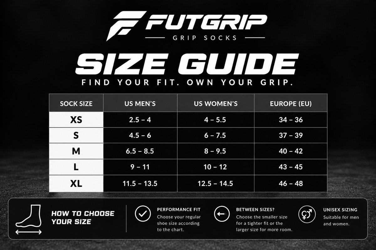 FUTGRIP Pro Black Soccer Grip Socks