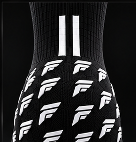 FUTGRIP Pro Black Soccer Grip Socks