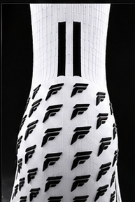 FUTGRIP Pro White Soccer Grip Socks