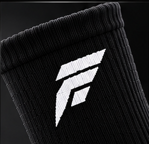 FUTGRIP Pro Black Soccer Grip Socks
